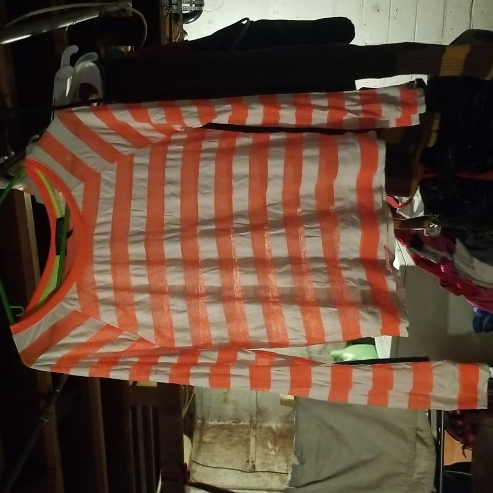 Almost famous long sleeve, size medium, white and peace colored